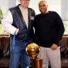 with Dallas Mavericks President Donnie Nelson