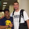 with Goran Suton former MSU Basketball player, Miami airport